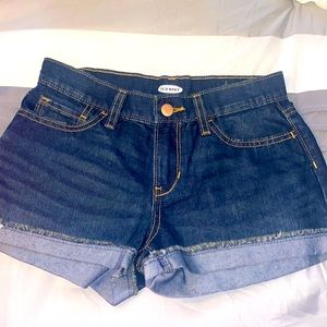 Girls bluejean shorts
